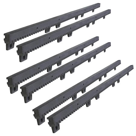 Tool Time 20 ft. Gear Racks for Sliding Gate Opener Operator TO2519260